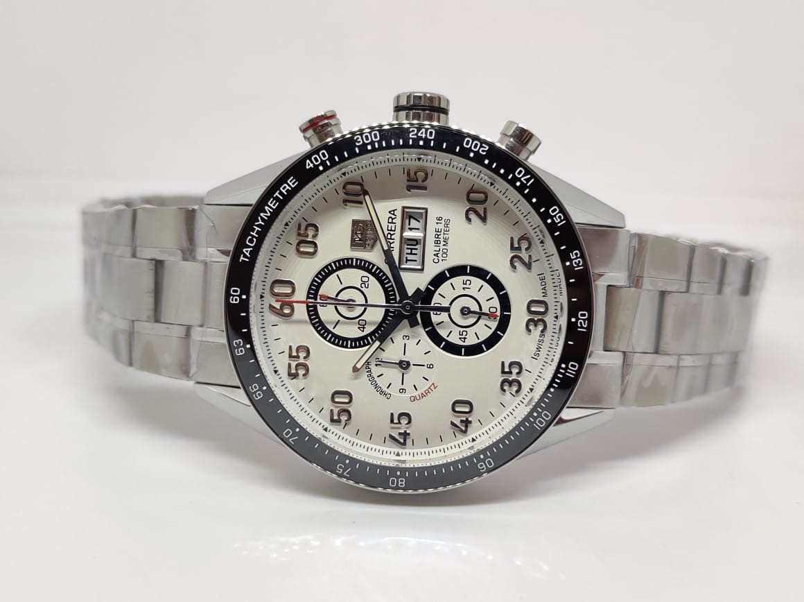 Set time on tag heuer calibre 16