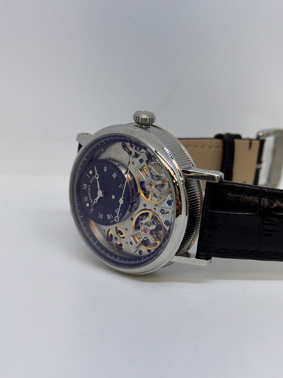 Breguet No 1375 Double Tourbillon Black Leather Black Strap breguet-no-1375-double-tourbillon-black-leather-black-strap