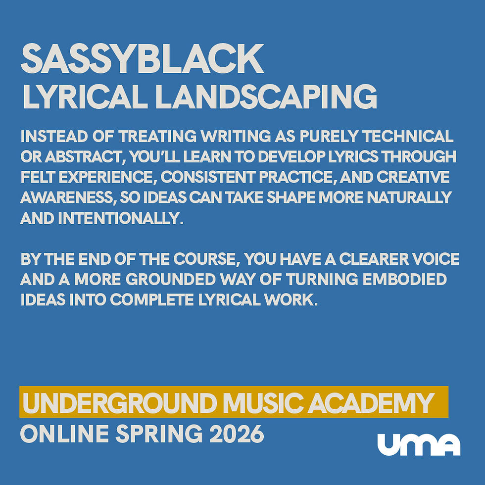 Thumbnail: Lyrical Landscaping with SassyBlack
