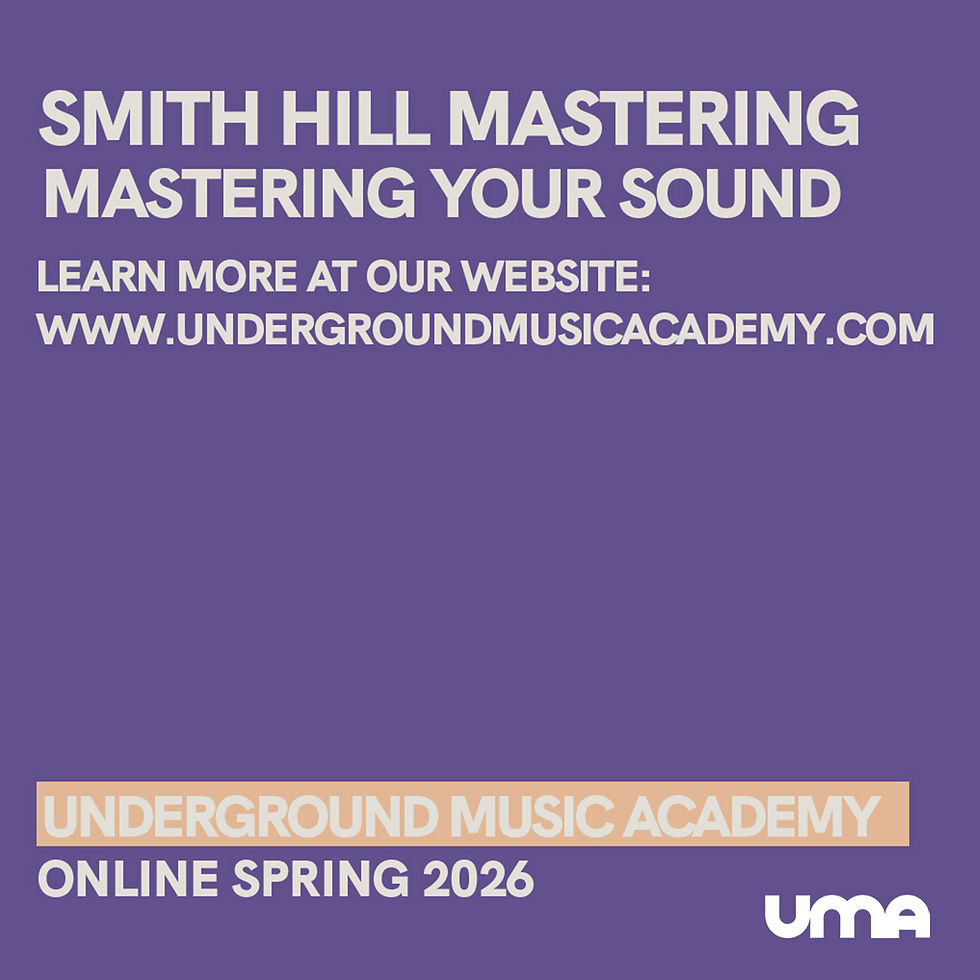 Thumbnail: Mastering Your Sound with Smith Hill Mastering