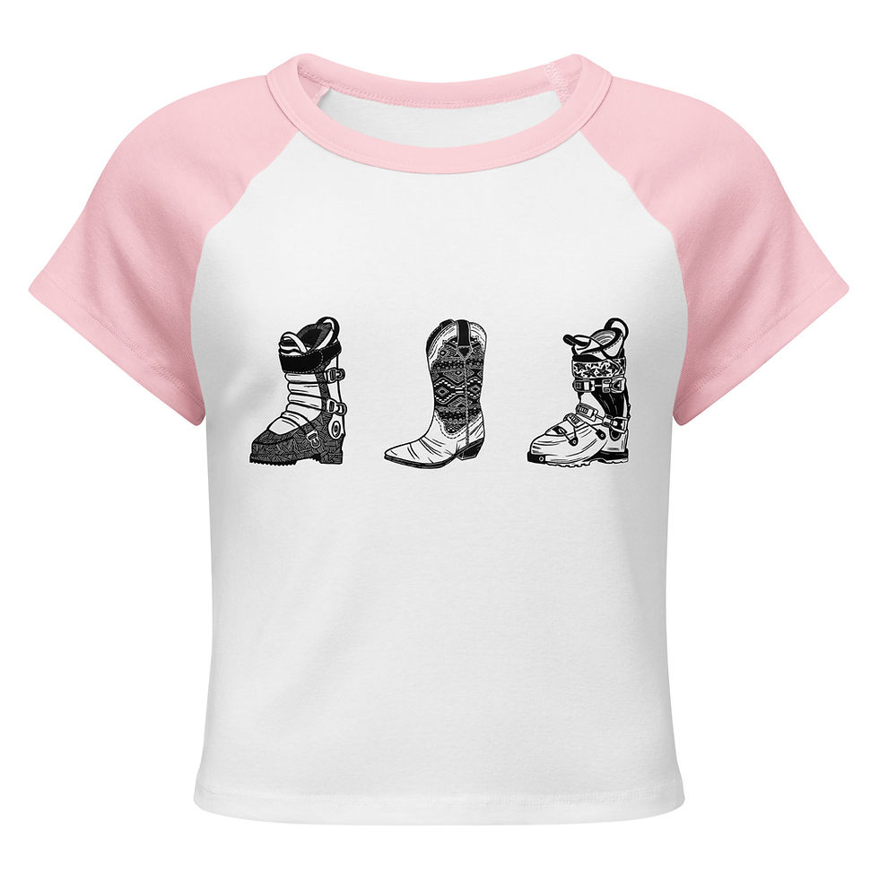 Thumbnail: Women’s Retro Range & Run Raglan Baby Tee