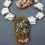 Thumbnail: Woven Beaded Collection, " Dusting at Dusk" Necklace