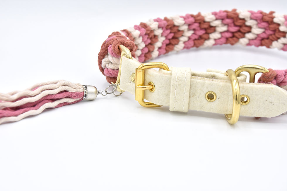 Miniaturbild: Makrameehalsband "Arrows"