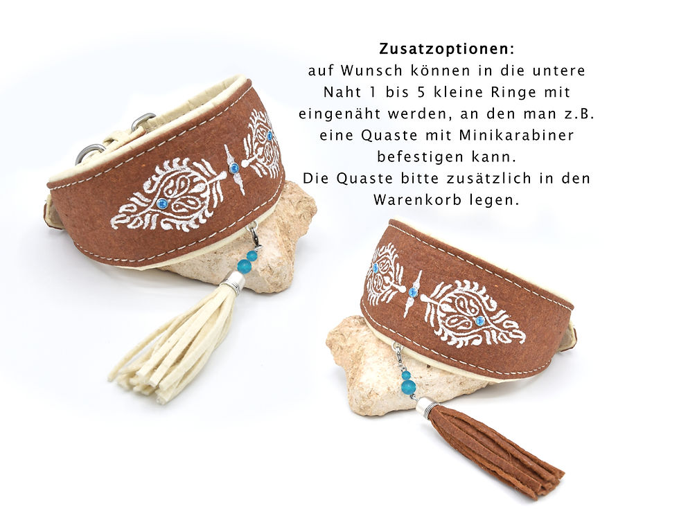 Miniaturbild: Windhundhalsband "Wings"