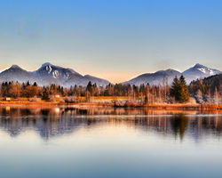 Walchsee-tirol-tyrol-perfect-reflection-perfekte-spiegelung-sonnenaufgang