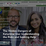 Blog:The Hidden Dangers of Ketamine Use: Understanding the Risks and Seeking Help