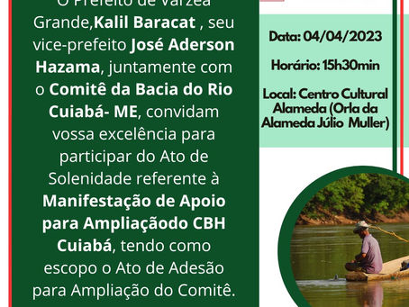 Manifestação de apoio para a ampliação da área de abrangência da UPG - P4.