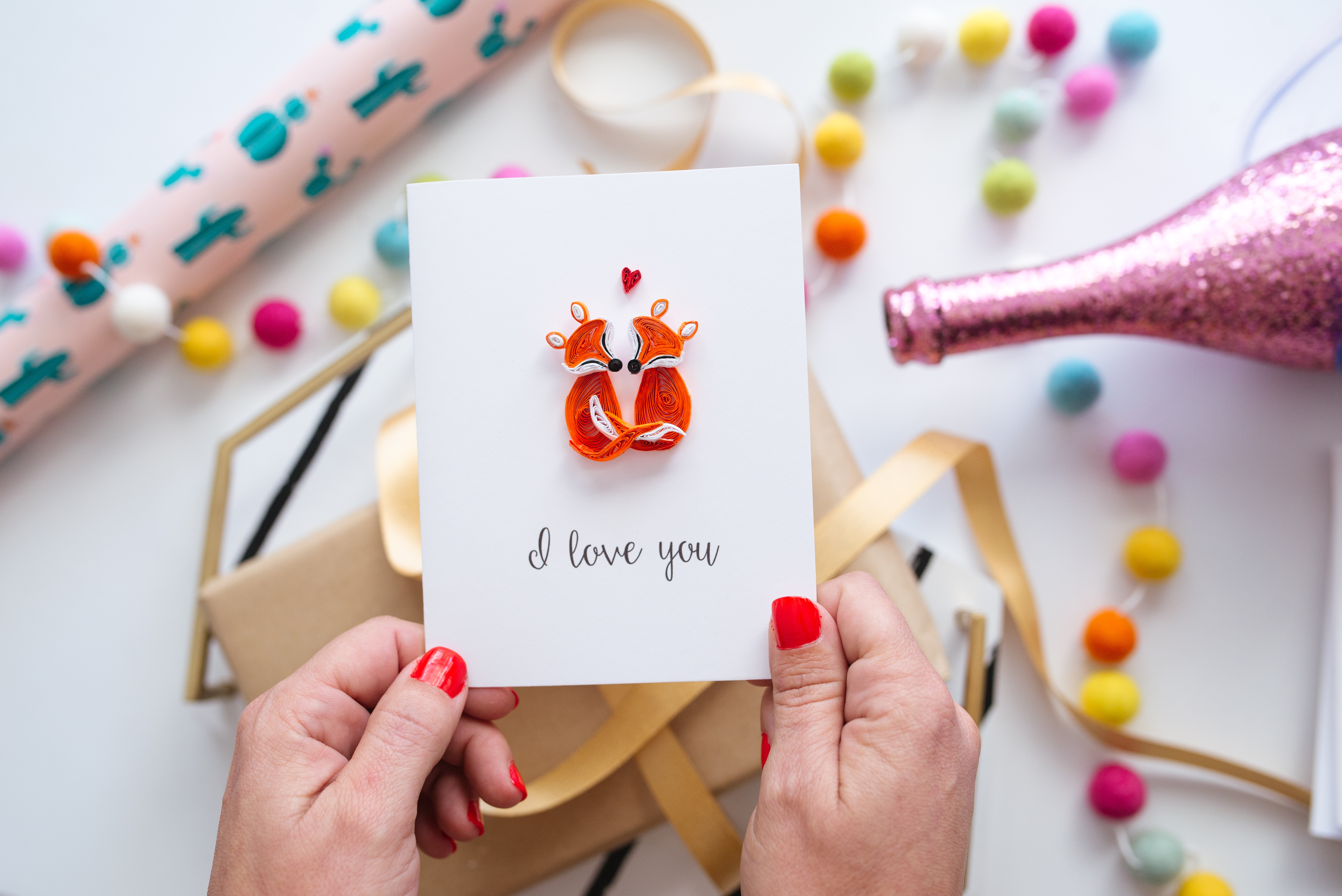 Fox I Love You Greeting Card