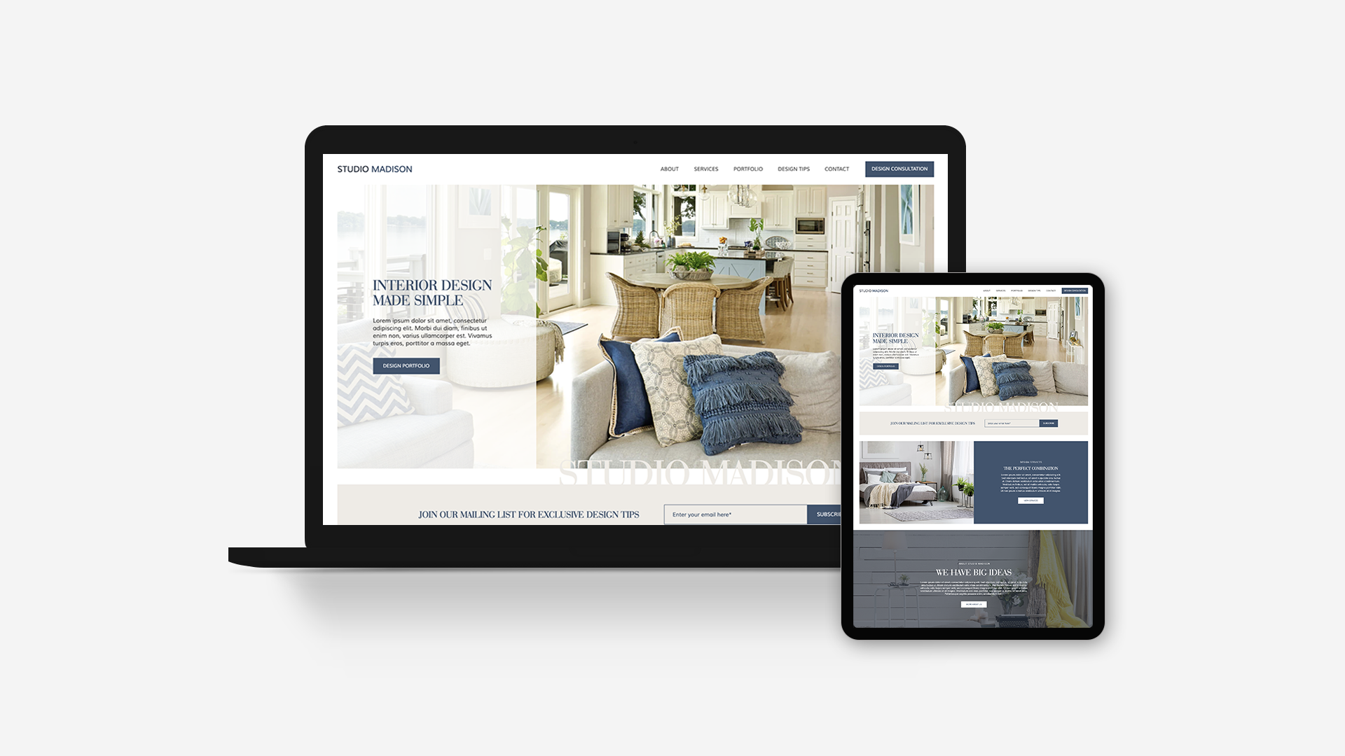 Interior Design - Custom Theme