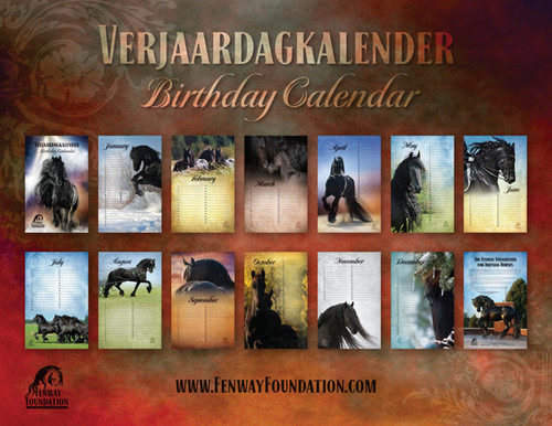 Verjaardagkalendar / Dutch Birthday Calendar | Fenway Foundation