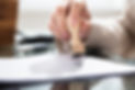 notary stamping a document
