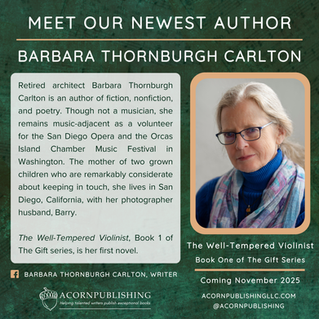 Meet Our Newest Acorn Author!