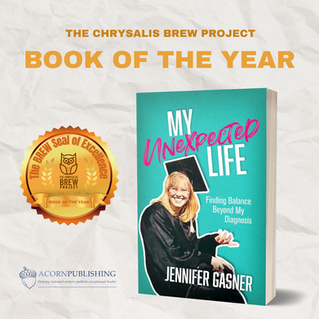 My Unexpected Life by Jennifer Gasner has been named Book of the Year!