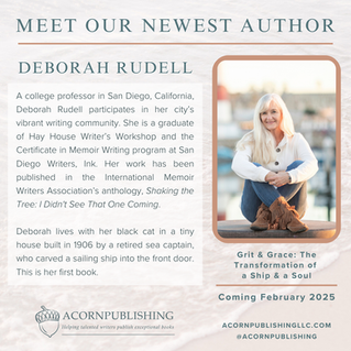 Meet Our Newest Acorn Author—Deborah Rudell