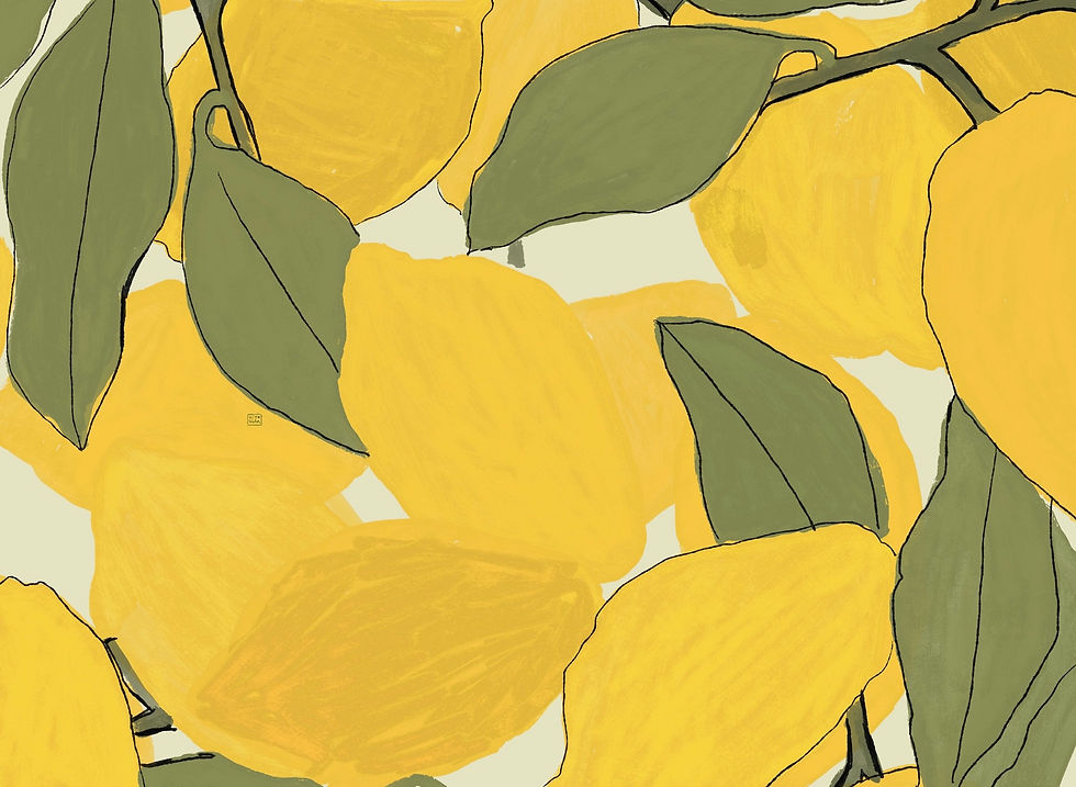 Illo title: Lemons. Once I had nothing but this article and a dream about all of this.