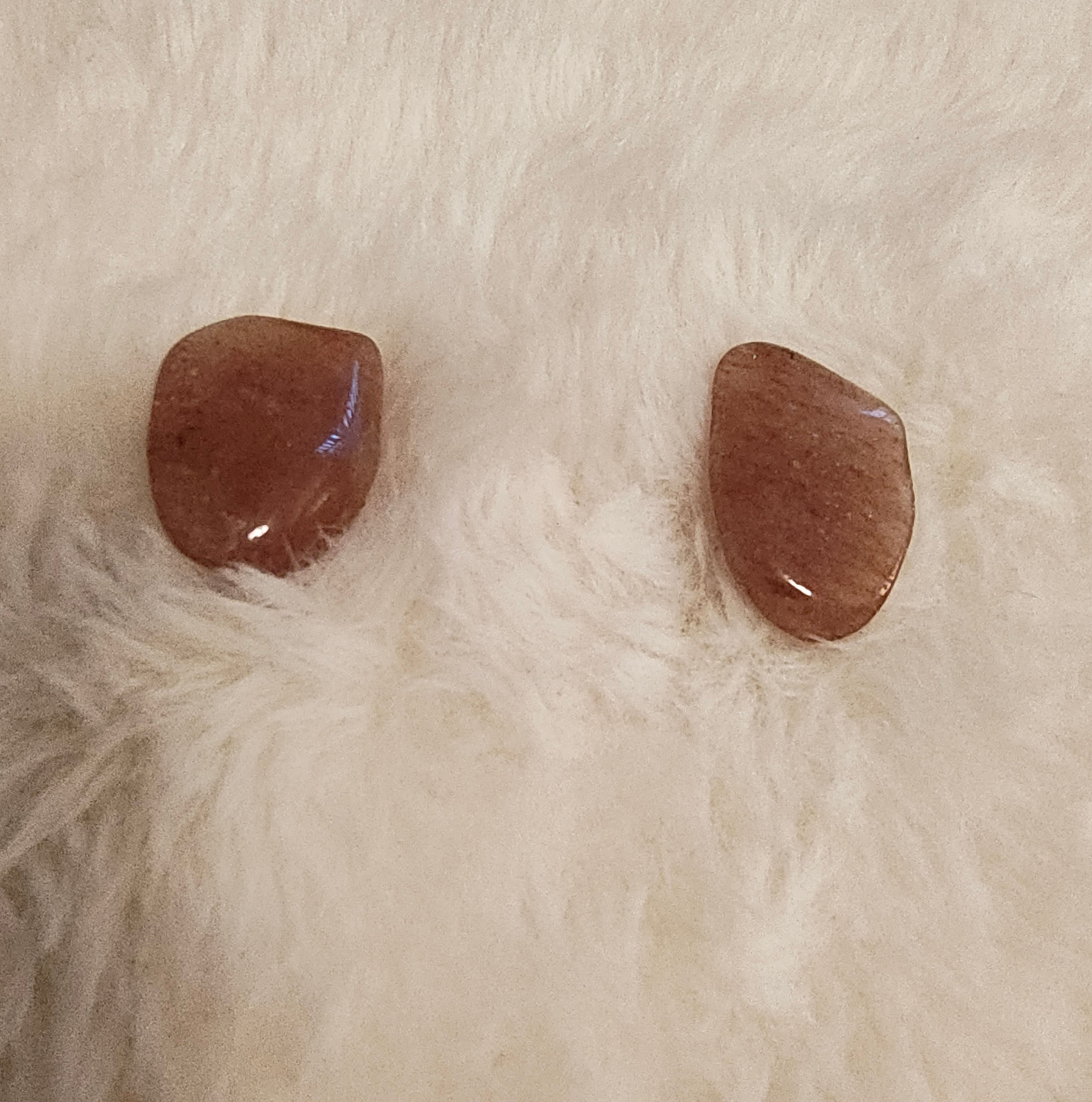 Red Aventurine Minimalist Earrings