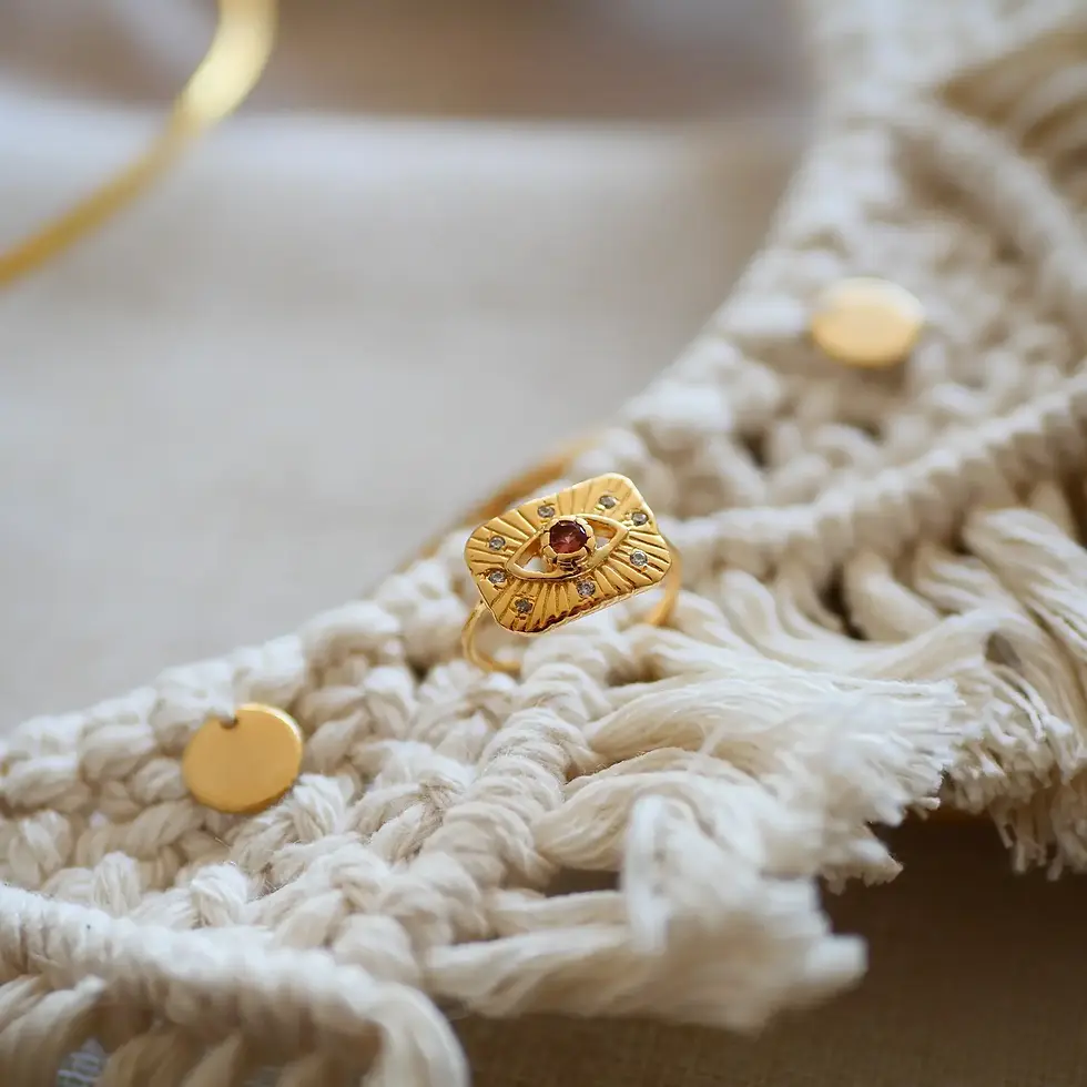 Miniatura: Anello regolabile EYE I GINANDGER