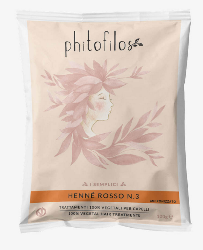 Hennè rosso n.3 Phitophilos 100gr