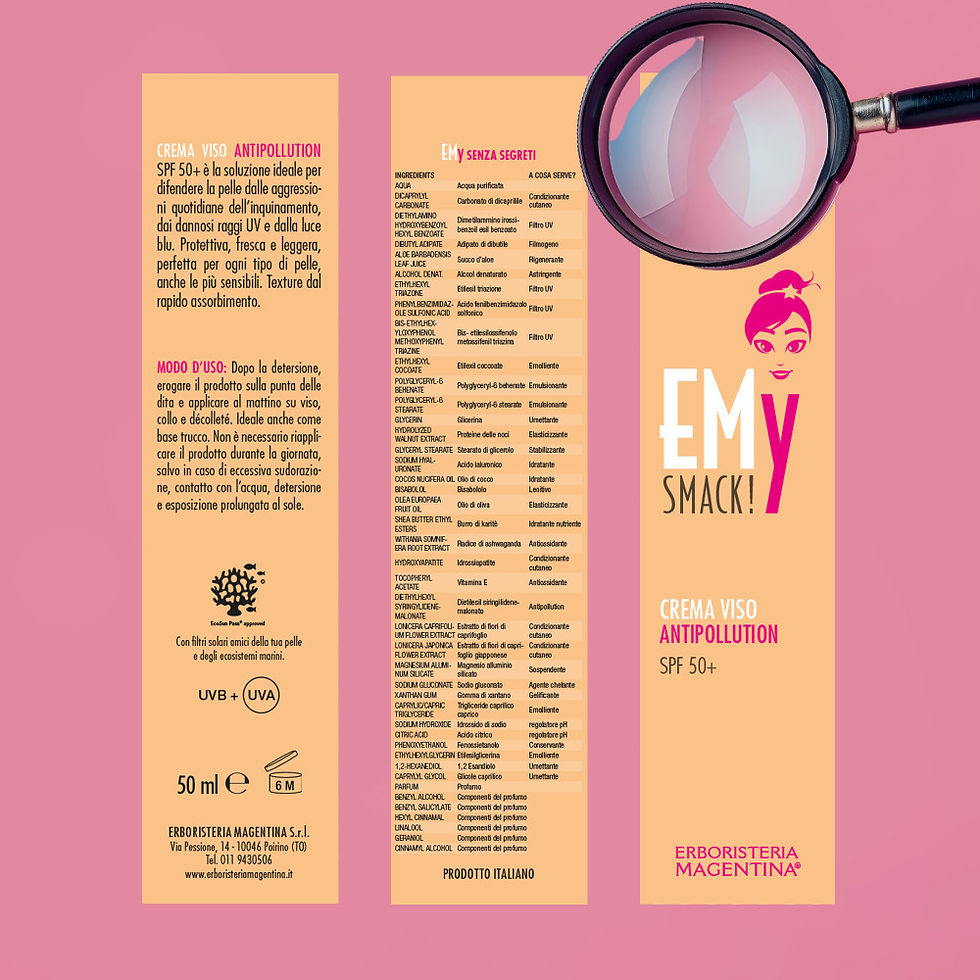 Miniatura: EMy Smack! Crema Viso Antipollution SPF50+I Erboristeria Magent