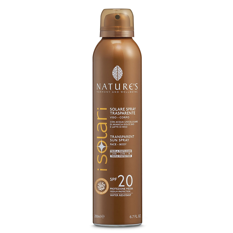 Spray Trasparente SPF 20 | Nature's Solari