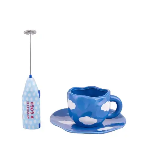Nuvolette set | 2 tazze + 2 piattini + coffee creamer