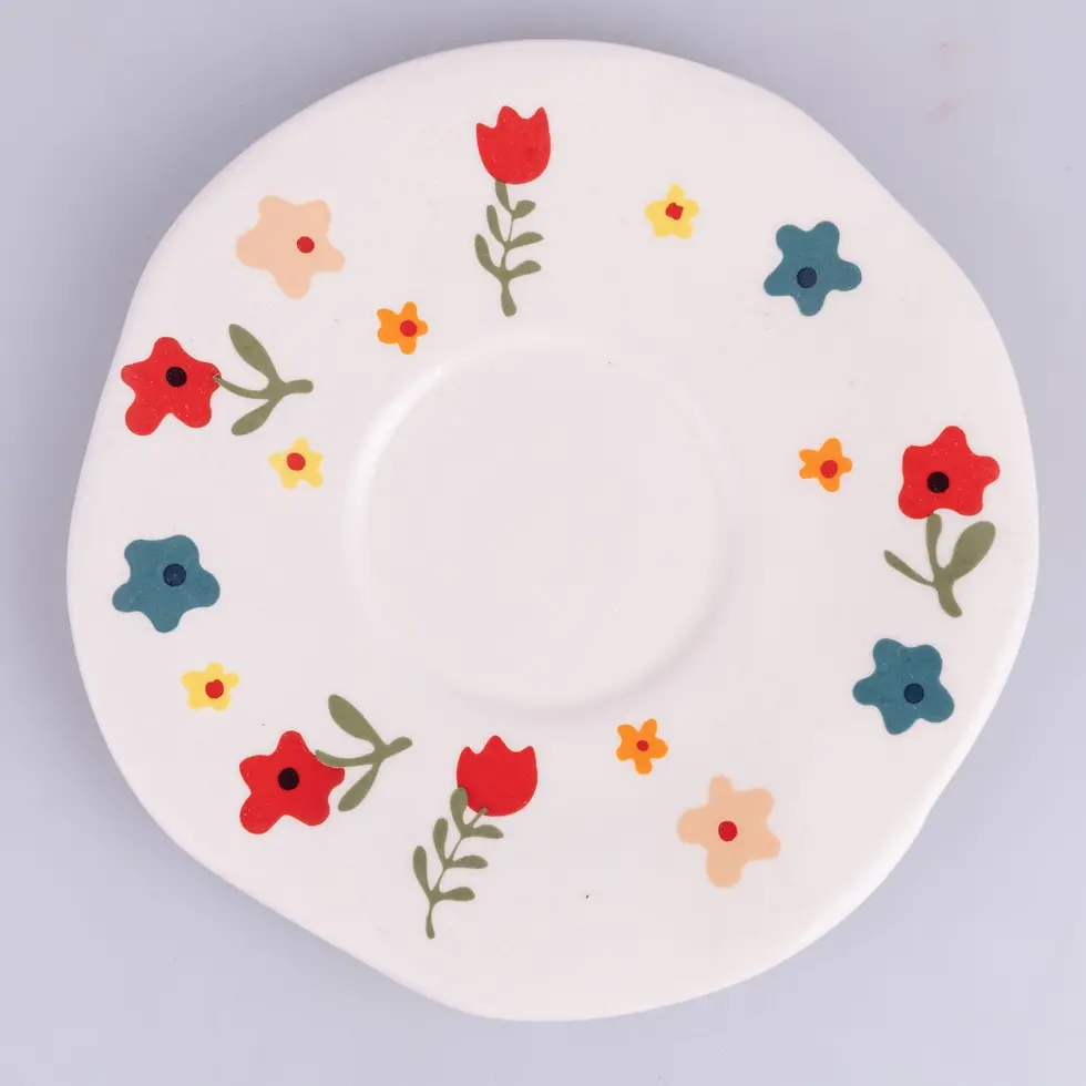 Miniatura: Fiorellini set | 2 tazze + 2 piattini + coffee creamer