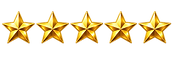 Image of 5 Stars for my customers reviews.