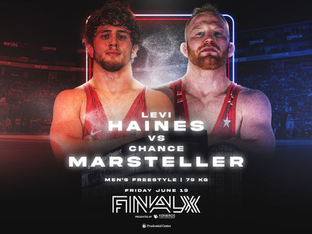 Levi Haines, Chance Marsteller battle at 79 kg in men’s freestyle at 2026 Final X, presented by Kerberos Capital Management