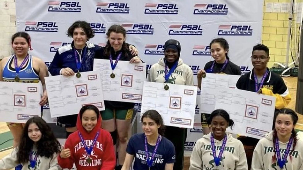 4 Beat the Streets Academy members win girls freestyle PSAL City Championships