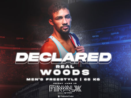 Real Woods accepts 65 kg men’s freestyle berth at 2026 Final X, presented by Kerberos Capital Management