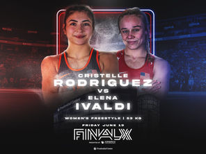 Cristelle Rodriguez, Elena Ivaldi to meet at 53kg in women's freestyle at 2026 Final X, presented by Kerberos Capital Management