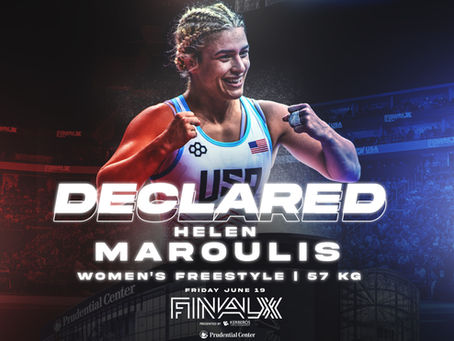 Helen Maroulis accepts 57 kg women’s freestyle berth at 2026 Final X, presented by Kerberos Capital Management