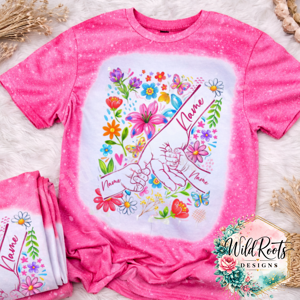 Thumbnail: 🌸 Custom Mama/Grandma Name Shirt 🌸