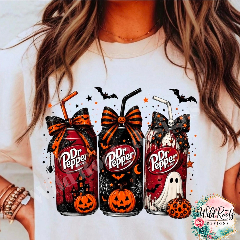 Thumbnail: Halloween Soda Bleached Tee