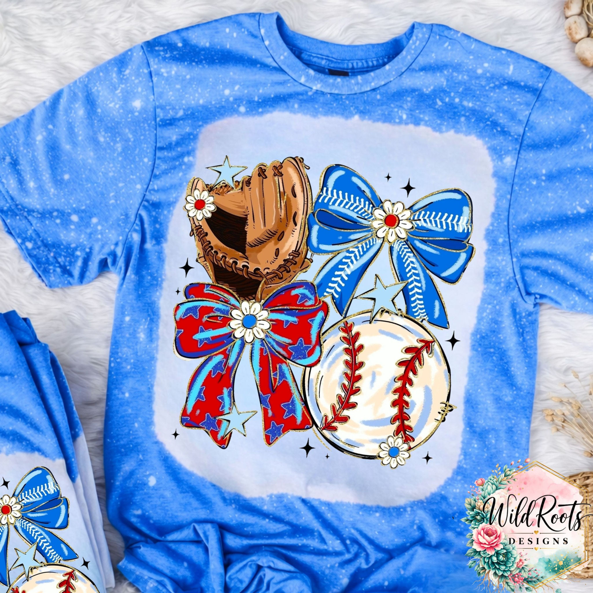 ⚾✨ Baseball Bow Tee – Game Day Ready! ✨⚾