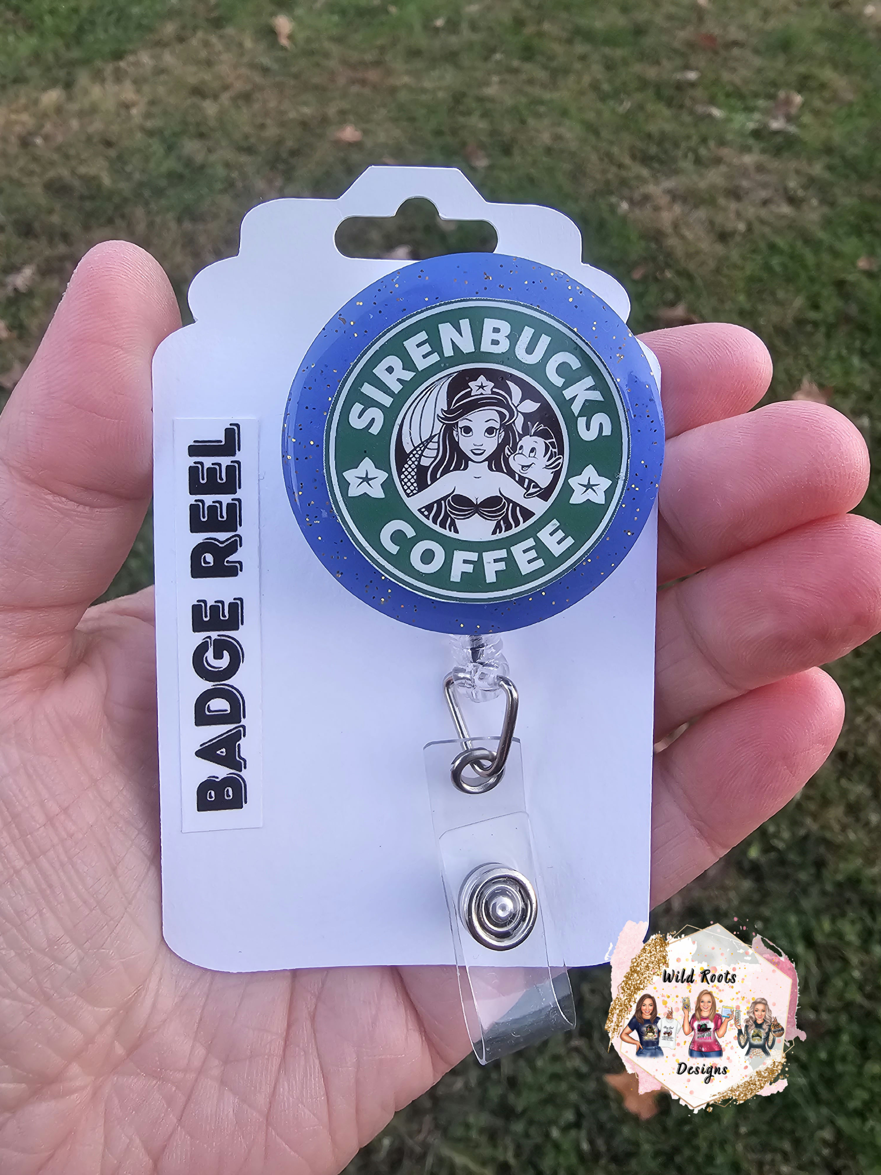 Siren Bucks Badge Reel