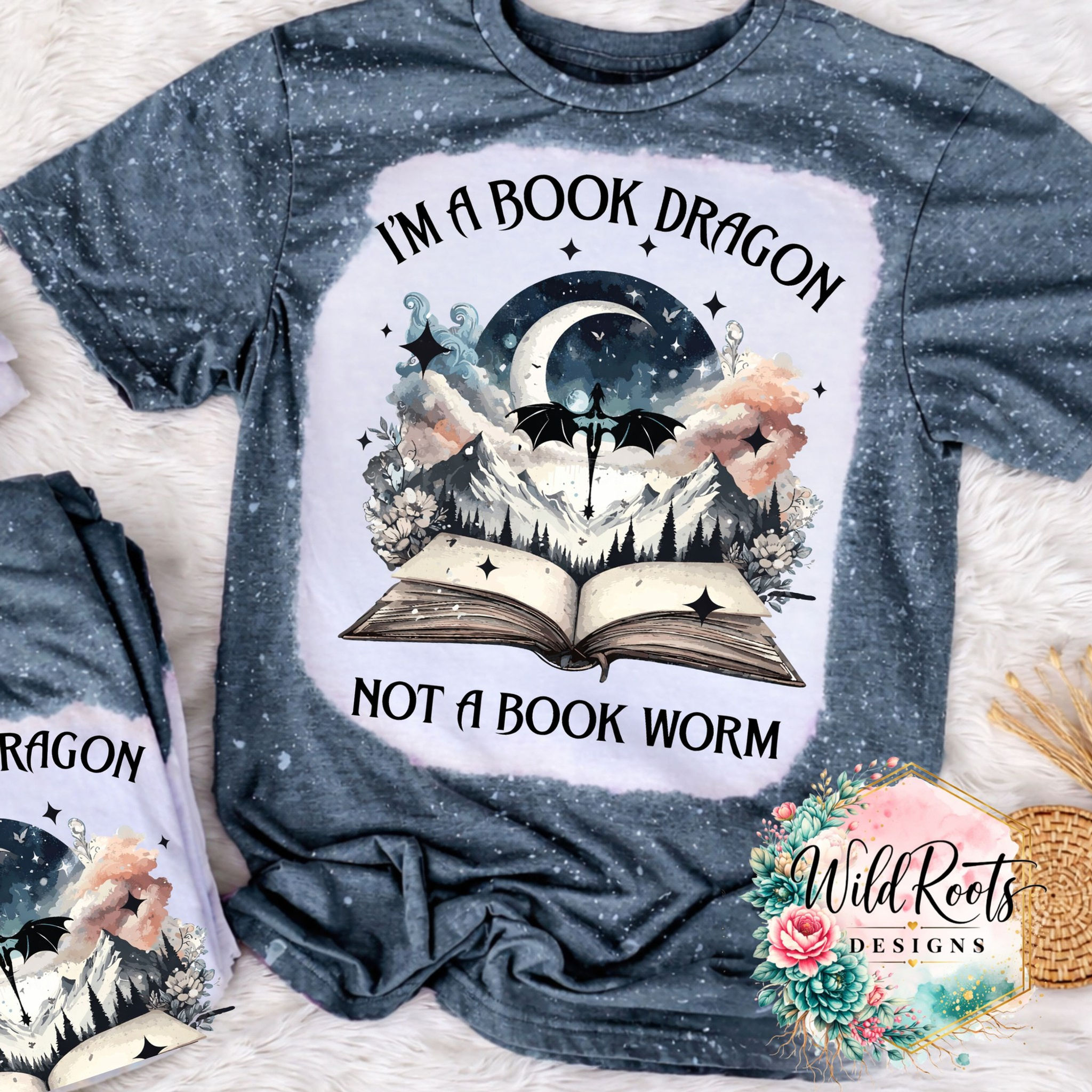 📚🐉 “I’m A Book Dragon, Not A Book Worm” Tee 🐉📚