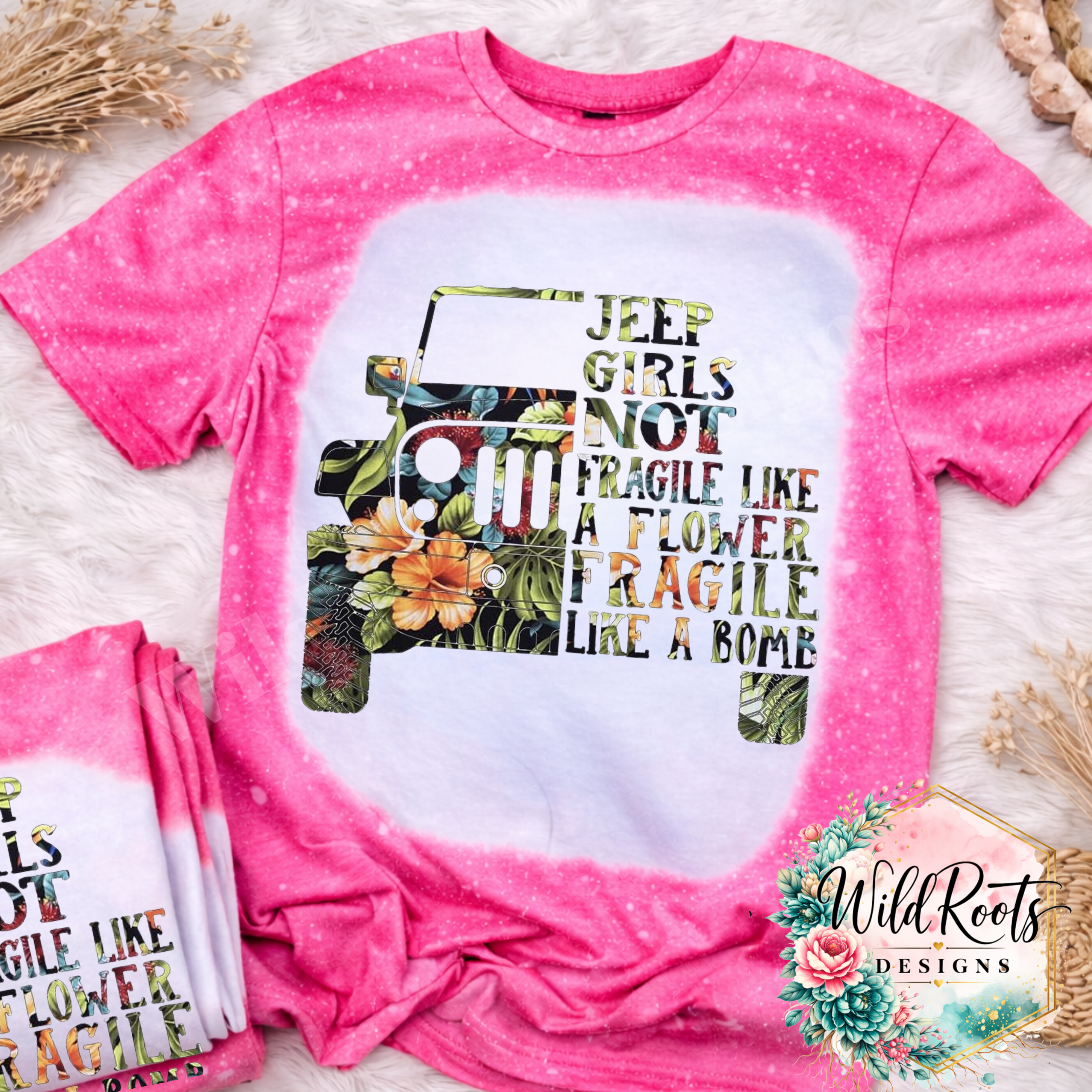 💥🌸 Jeep Girl Strength Tee 🌸💥