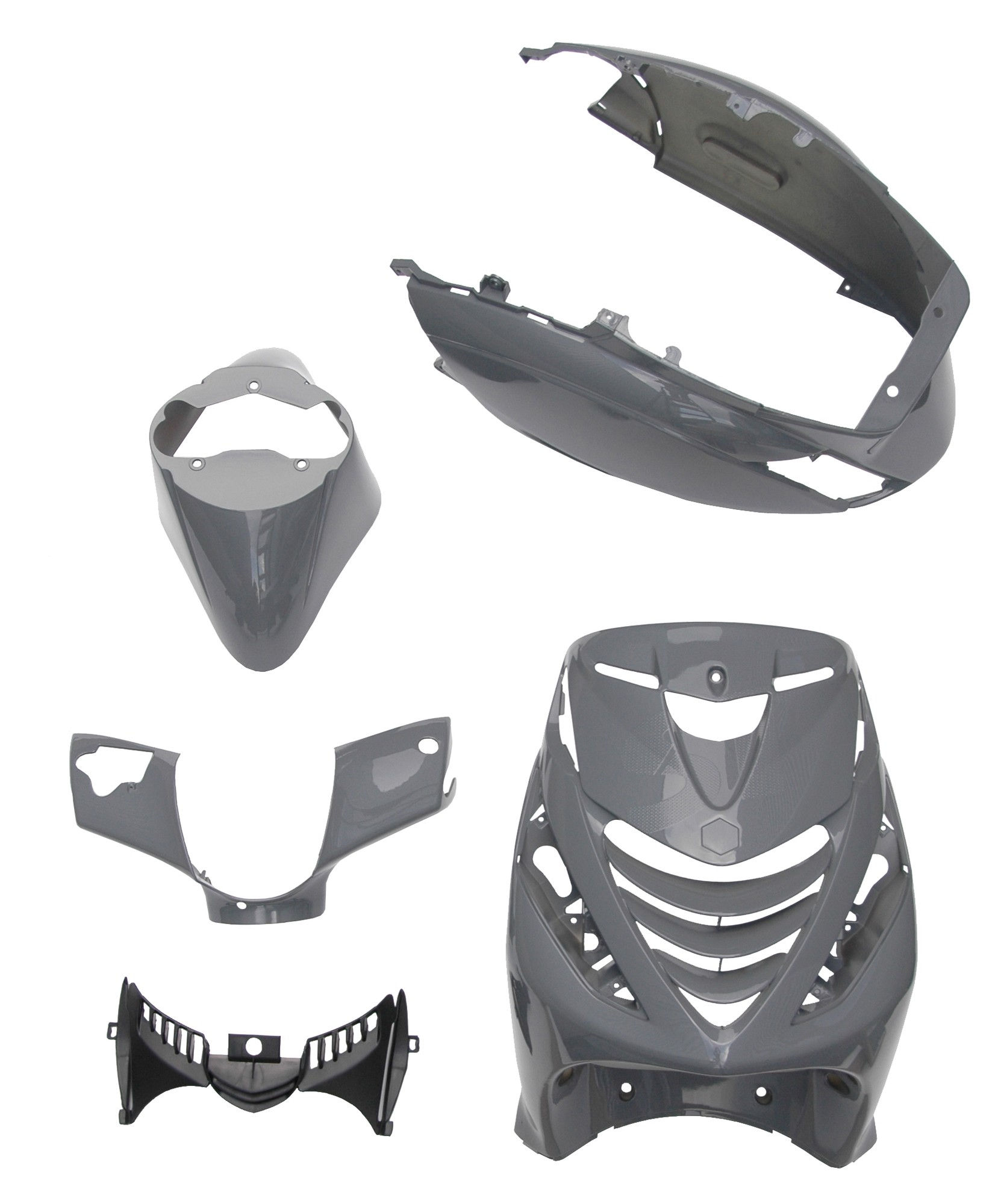 Kappenset 5-delig Nardo Grey | Piaggio Zip SP