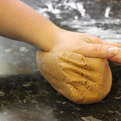 Kneading Cookie Dough