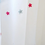 Thumbnail: Whimsical sheer curtains decorated with embroidered stars made from stick and stitch patterns