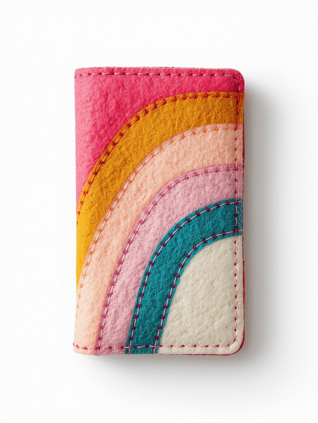 Rainbow Felt Craft Kit & DIY Needle Pouch Project