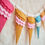 Thumbnail: Our unique scallop-shaped flags add a soft, modern touch to traditional bunting.