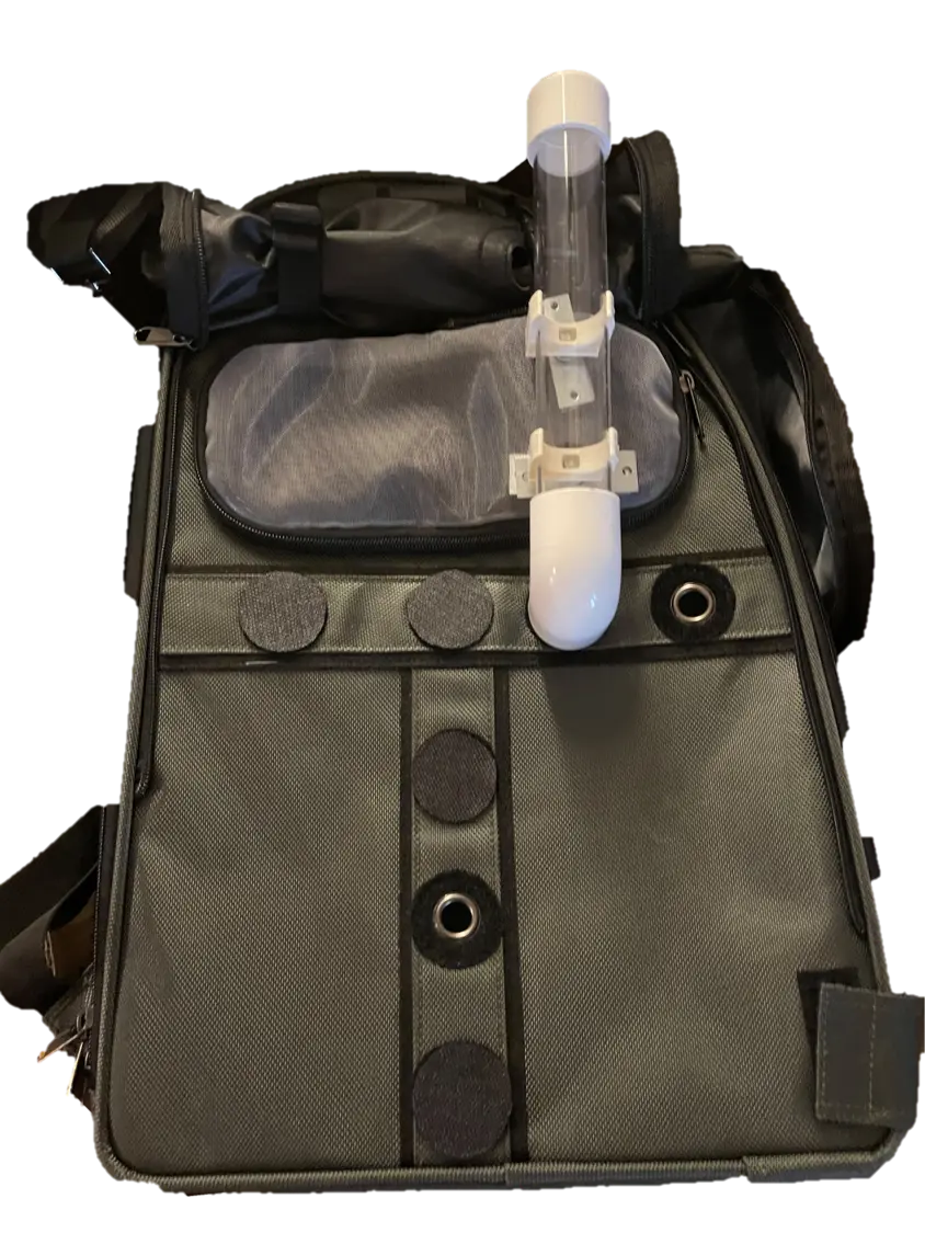 Miniaturbild: Τσάντα μεταφοράς για παπαγάλουςζακό, κοκατίλ, μόνκ, ρίνγκνεκ kingkong on ride