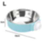 Miniature : Μπόλ φαγητού/νερού για όλα τα κατοικίδια Large 18εκ