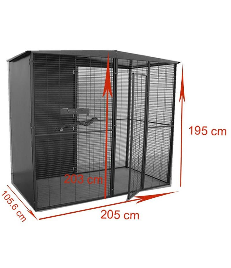Miniatură: Ιδανικό κλουβί για Μακά, κοκατού, ζακό