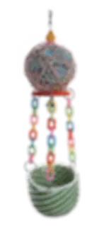 Ταίστρα για παπαγάλους κρεμαστή παιχνίδι κοκατίλ, ρίνγκ νεκ