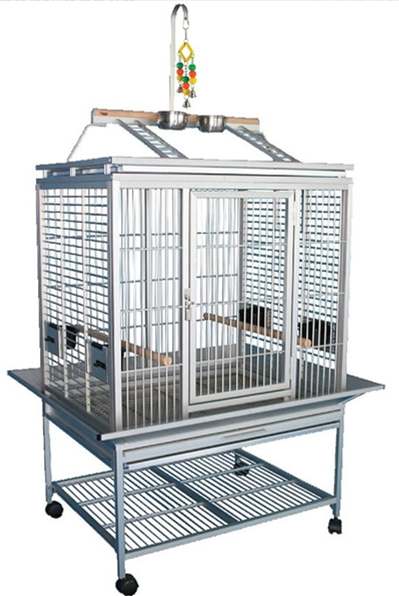 Thumbnail: κλουβί μεσαίου παπαγάλου απο αλουμίνιο για ζακό, κοκατού, εκλέκτους kingkongcages