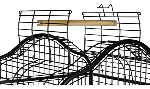 Μικρογραφία: Κλουβί για παπαγάλο κοκατίλ, μόνκ, σενεγάλης, ροζέλα, κακαρίκι, λόρι, ρίνγκνεκ, κονούρα, αλεξανδρινό, ζακό