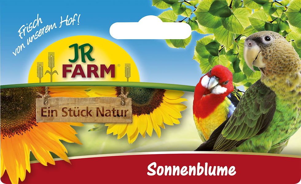 Τροφή για παπαγάλου μπάλα ηλιόσπορου Jr.Farm zazoopet